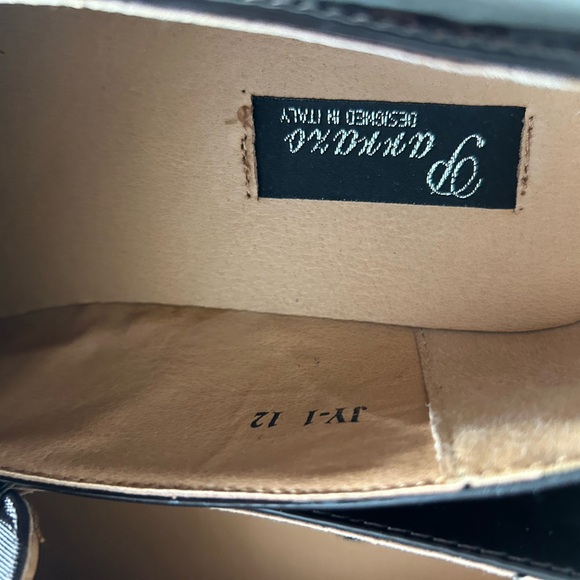 PARRAZO Men's Patent Slip-On Loafer Shoes Color Brown size 12 - Picture 7 of 7